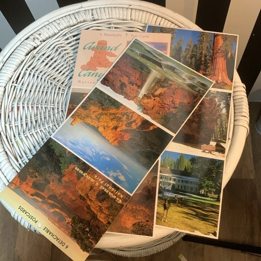 Grand Canyon and Yosemite National Park Vintage Postcard Set of 18 Brand New